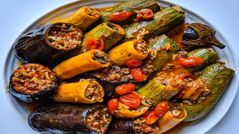 Mixed Dish of Egyptian Mahshi