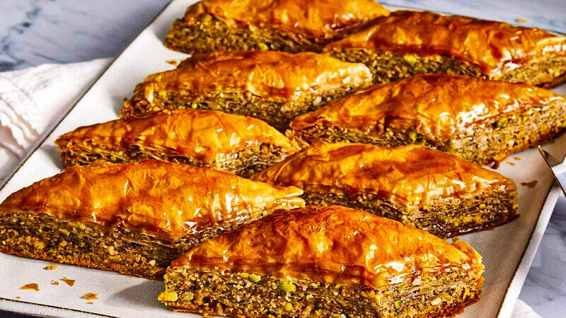 Baklava, typical Egyptian dessert