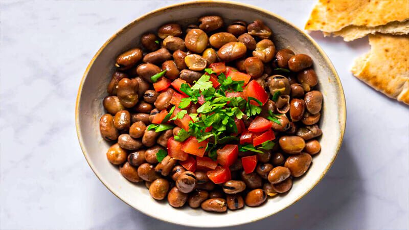 typical egyptian food Ful Medames, traditional egyptian food
