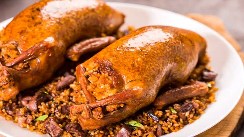 Hamam Mahshi, famous egyptian food