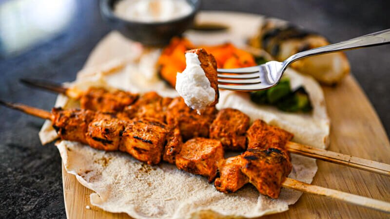 Shish Tawook, famous food of egypt
