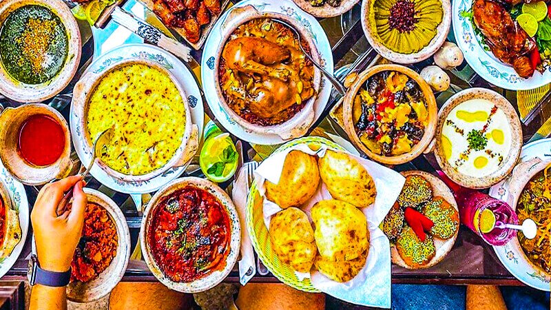typical Egyptian food, traditional Egyptian food and drink