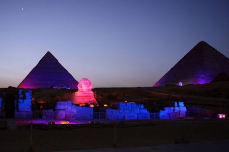 Sound and Light Show Pyramids