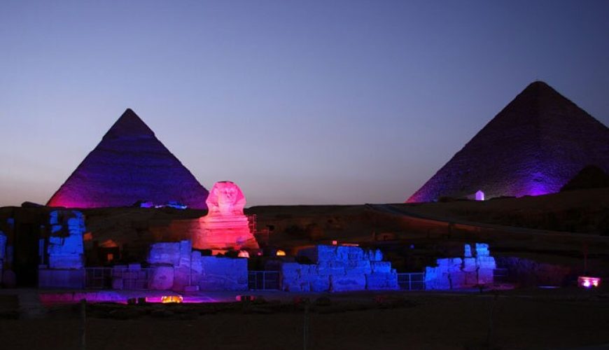 Sound and Light Show Pyramids